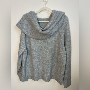 Caslon sweater- size XL- heather grey sparkly!
